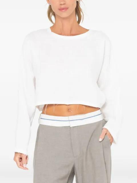Anja raw-cut cropped top by JBQ
