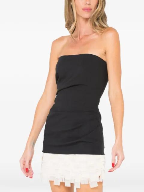 Beau strapless fringed mini dress by JBQ