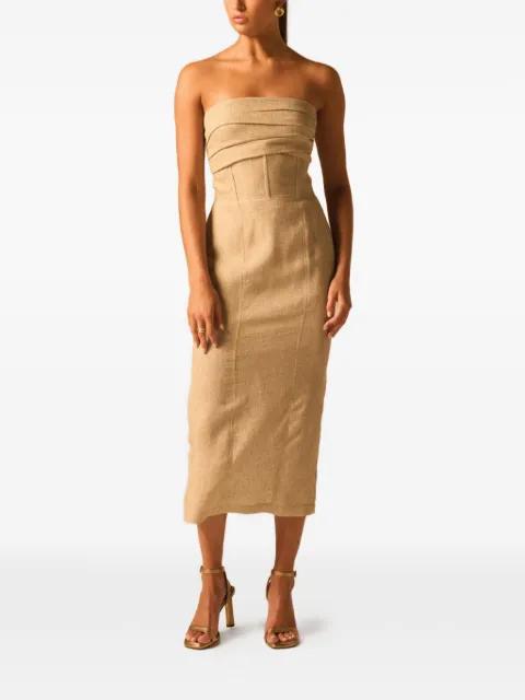 Bellucci strapless midi dress by JBQ
