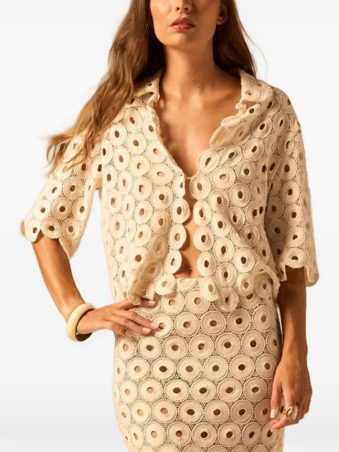 Braydon cut-out blouse by JBQ