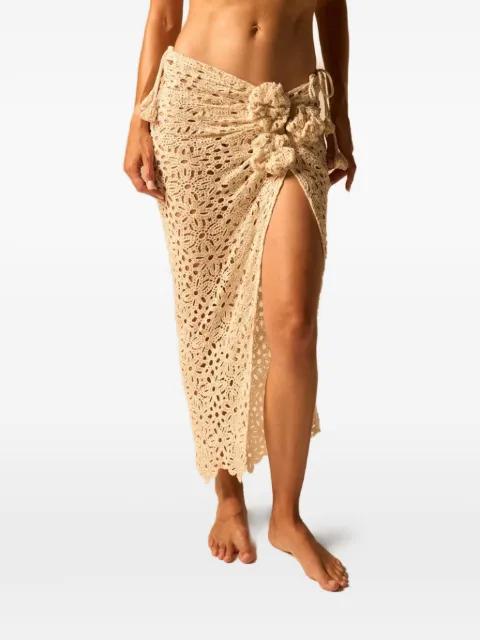 Coco floral tie side skirt by JBQ