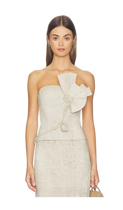 JBQ Florence Top in Neutral by JBQ