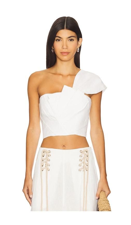 JBQ Opal Top in White by JBQ