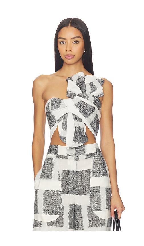 JBQ Oyster Top in Black,White by JBQ