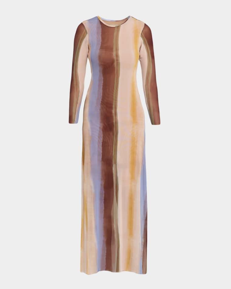 Petra Mesh Maxi Dress by JBQ
