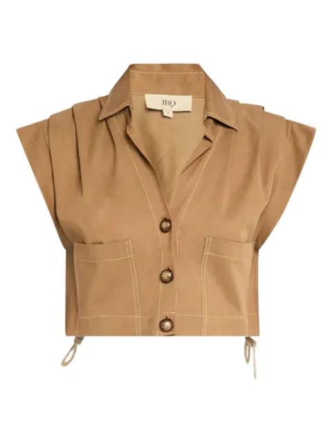 Preen button-up cropped shirt by JBQ
