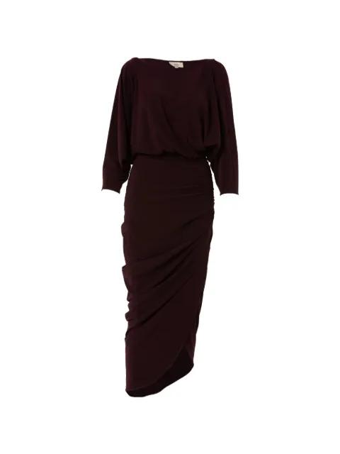 Tresor ruched draped asymmetric dress by JBQ