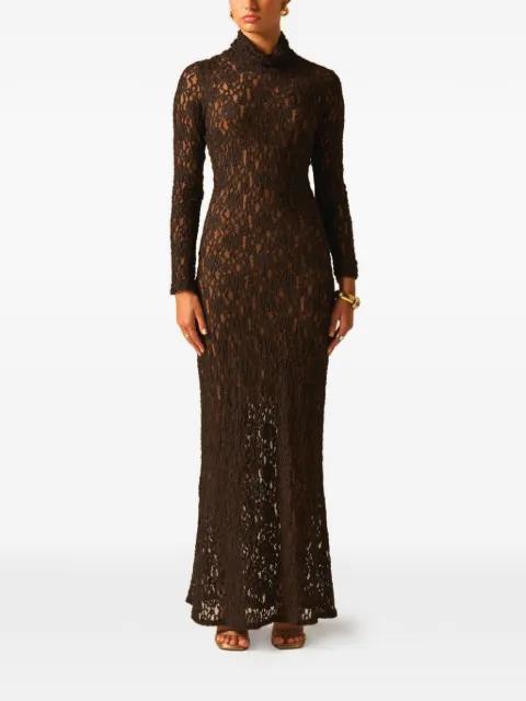 Winston lace high-neck dress by JBQ
