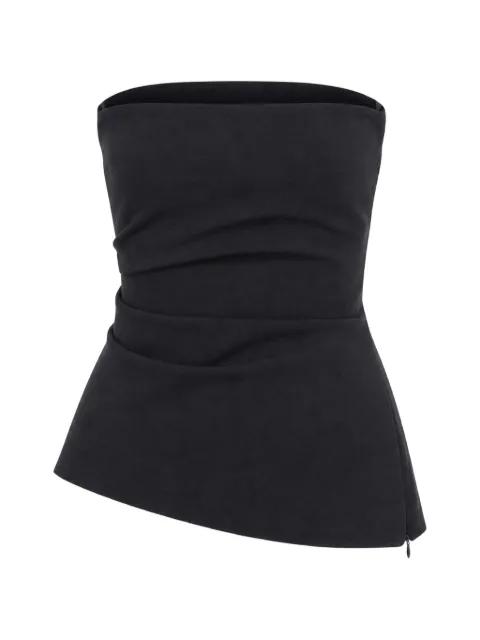 strapless gathered top by JBQ