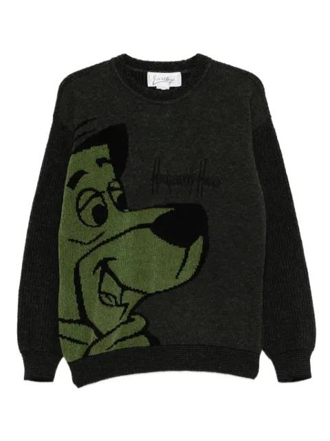 1980s intarsia-knit sweater by JC DE CASTELBAJAC 