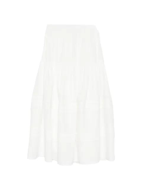 Luxor elasticated tiered maxi skirt by JCSOPHIE
