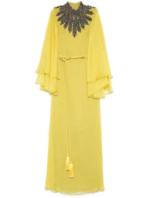 embellished maxi dress by JEAN-LOUIS SABAJI