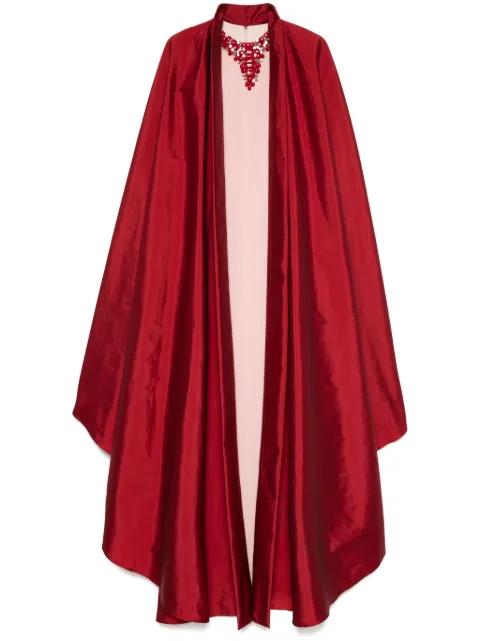 layered embellished abaya by JEAN-LOUIS SABAJI