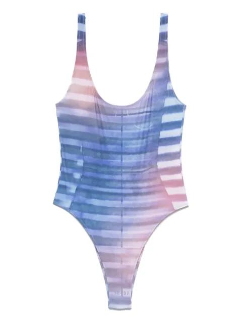 Air striped swimsuit by JEAN PAUL GAULTIER