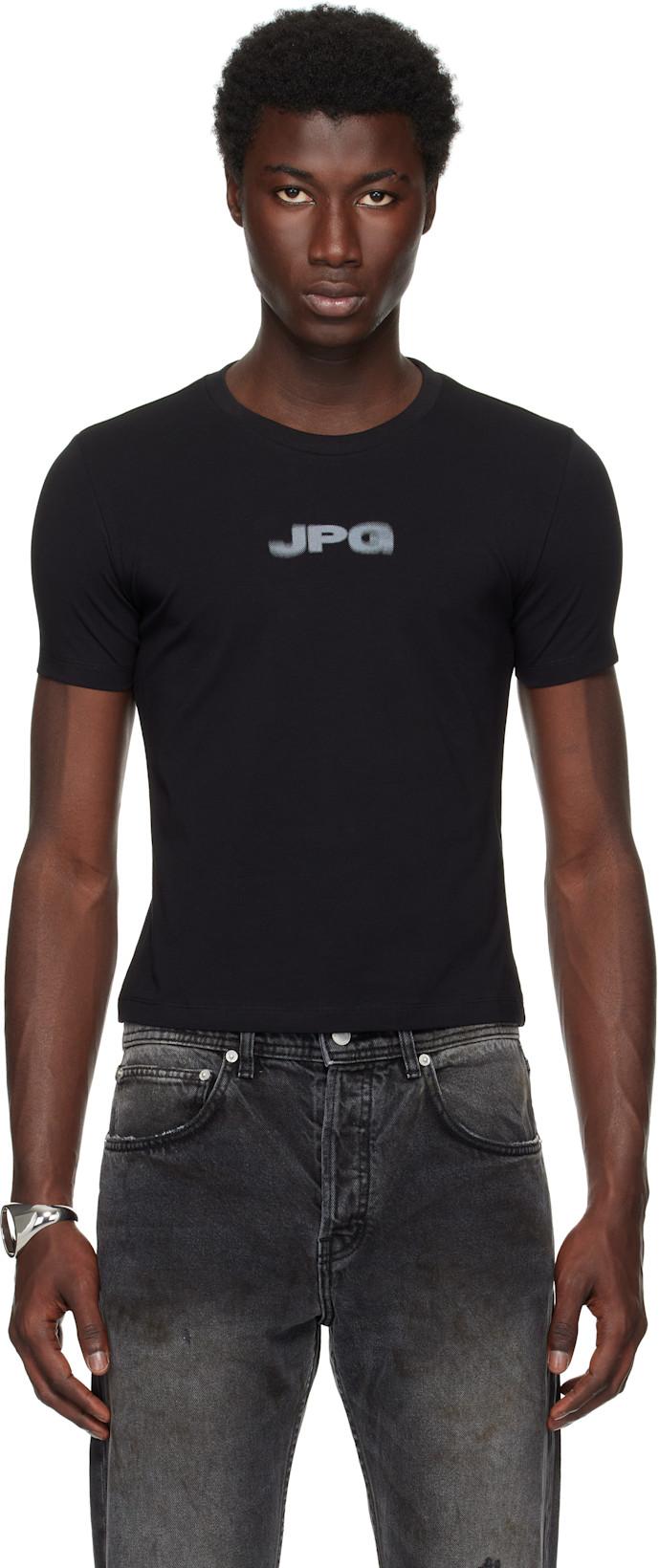 Black 'The JPG' Baby T-shirt by JEAN PAUL GAULTIER