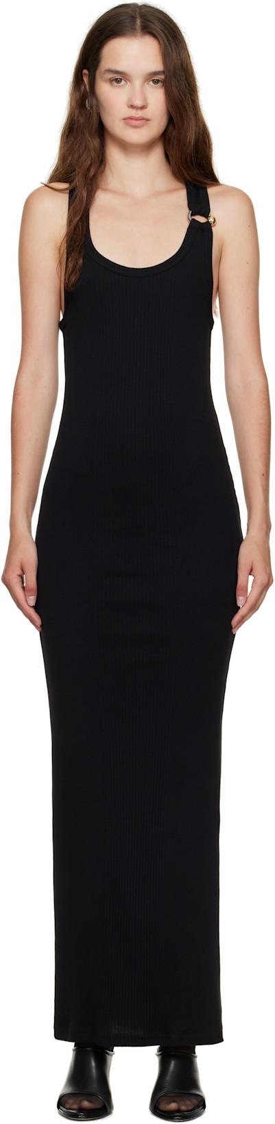 Black 'The Piercing' Maxi Dress by JEAN PAUL GAULTIER