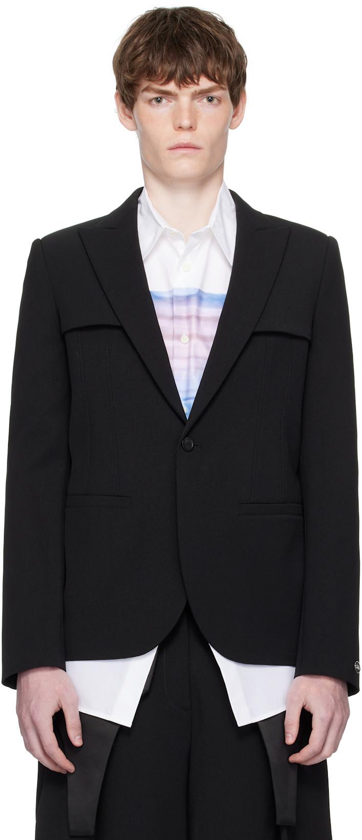 Black Twill Blazer by JEAN PAUL GAULTIER