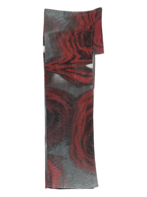 Blurry Roses mini skort by JEAN PAUL GAULTIER