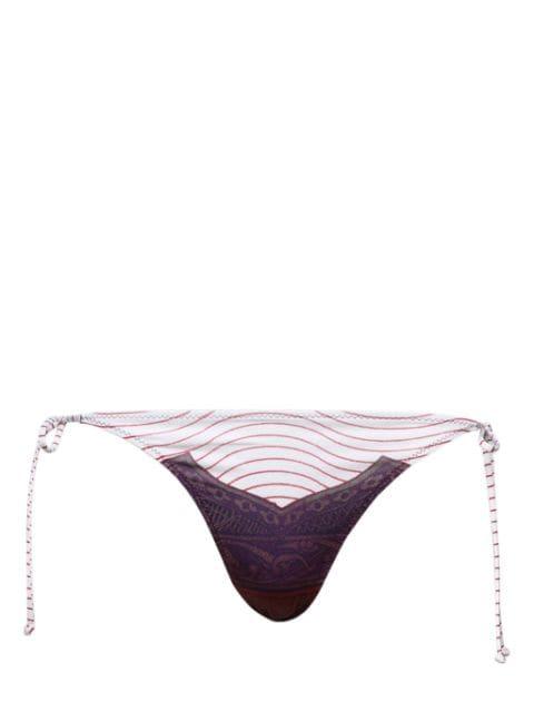 Cartouche bikini bottoms by JEAN PAUL GAULTIER
