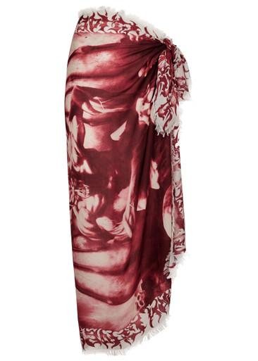 Diablo printed modal-blend sarong by JEAN PAUL GAULTIER