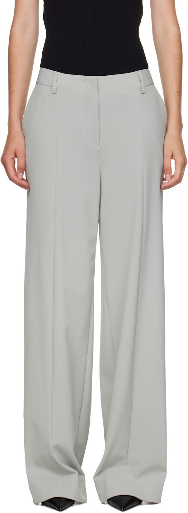 Gray Tailoring Undershoe Straps Trousers by JEAN PAUL GAULTIER