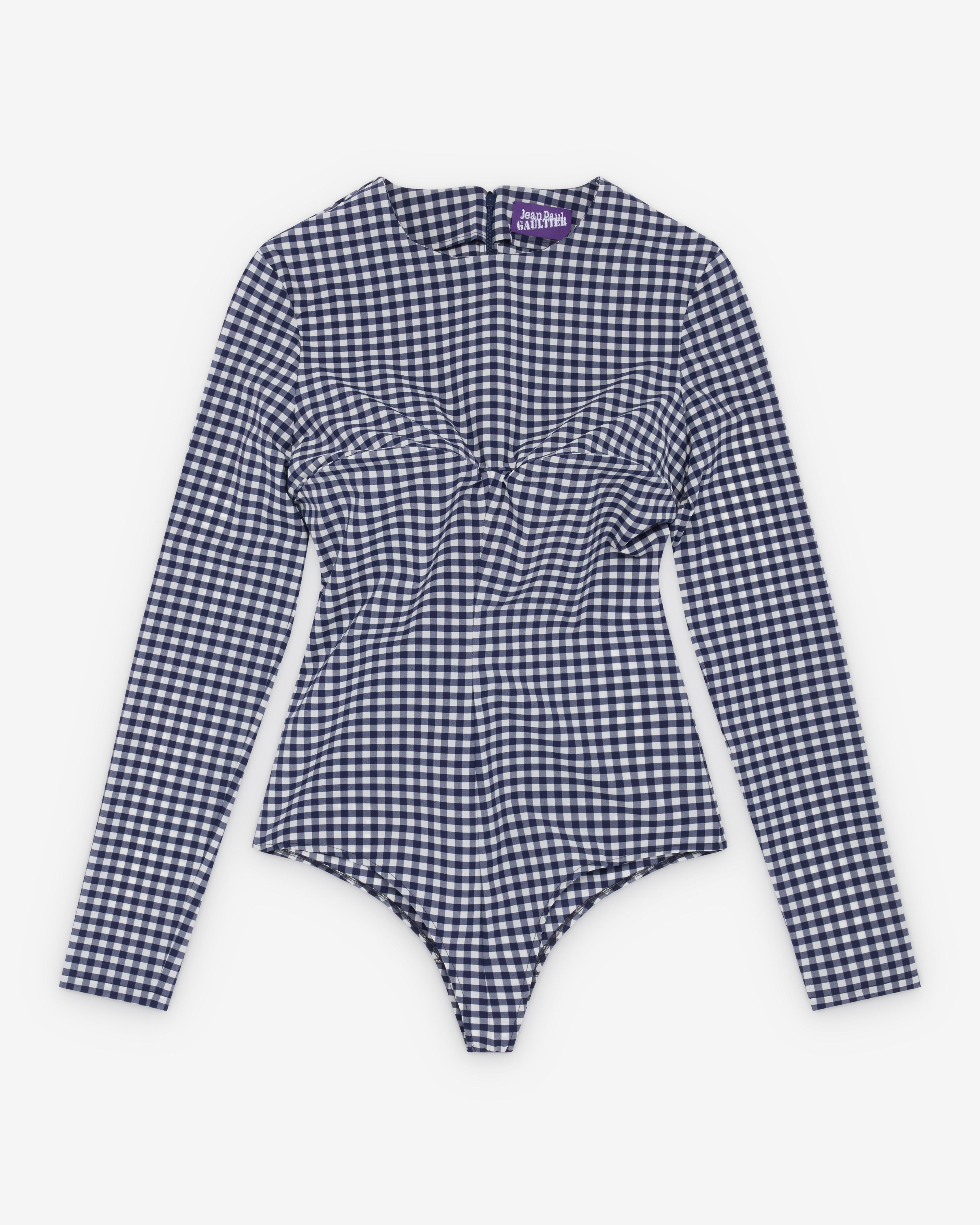 Jean Paul Gaultier - Women's Structured Bodysuit - (Navy) by JEAN PAUL GAULTIER