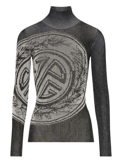 Laurel Stamp jacquard long-sleeves sweater by JEAN PAUL GAULTIER