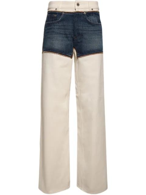 Petit Grand panelled jeans by JEAN PAUL GAULTIER