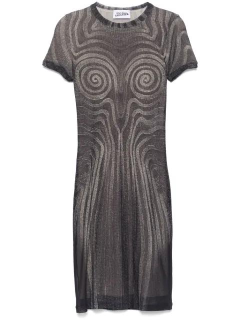 Spiral mini dress by JEAN PAUL GAULTIER