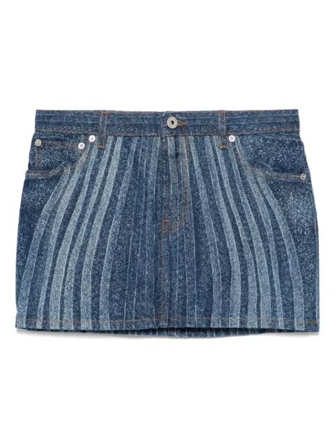 Spiral-print mini skirt by JEAN PAUL GAULTIER