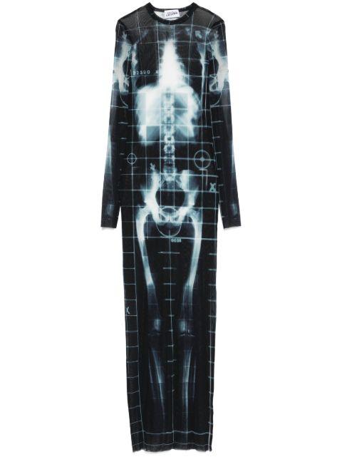 Squeletor maxi dress by JEAN PAUL GAULTIER