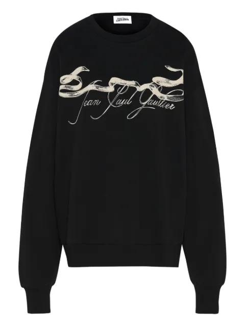 Tattoo Ruban printed crew-neck sweatshirt by JEAN PAUL GAULTIER Tattoo Ruban printed crew-neck sweatshirt by JEAN PAUL GAULTIER