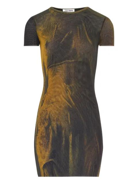 The Acid Water printed mini dress by JEAN PAUL GAULTIER