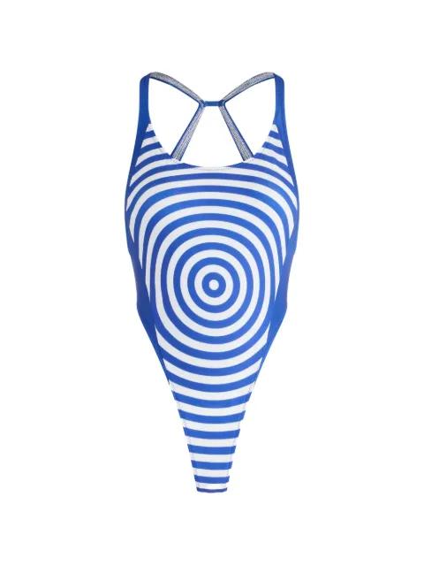 The Blue Target swimsuit by JEAN PAUL GAULTIER