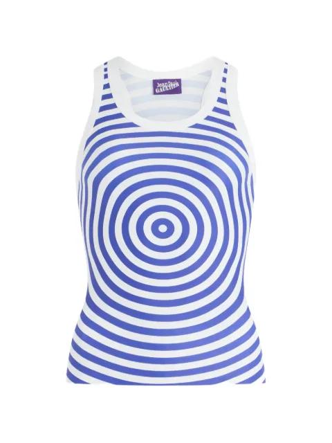 The Blue Target tank top by JEAN PAUL GAULTIER