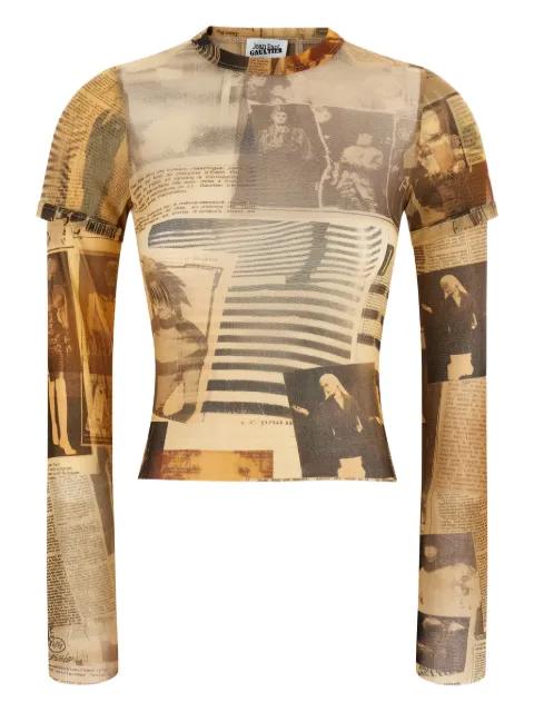 The Journal Double Baby layered sleeve T-shirt by JEAN PAUL GAULTIER