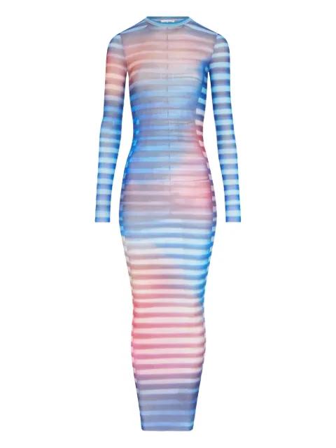 The Long Air long-sleeve maxi dress by JEAN PAUL GAULTIER