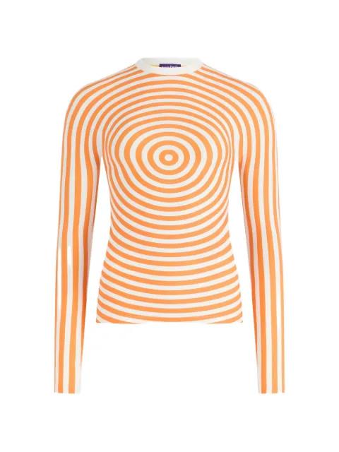 The Orange Target top by JEAN PAUL GAULTIER