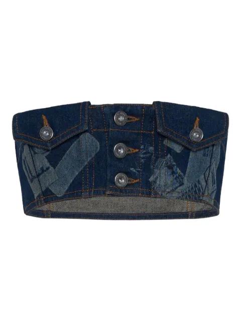 Trompe L'oeil printed top by JEAN PAUL GAULTIER