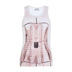 Trompe-l'œil printed tank top by JEAN PAUL GAULTIER