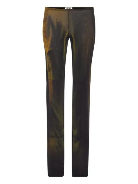 Water graphic-print trousers by JEAN PAUL GAULTIER