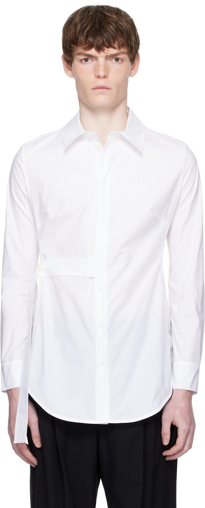 White Strap Shirt by JEAN PAUL GAULTIER