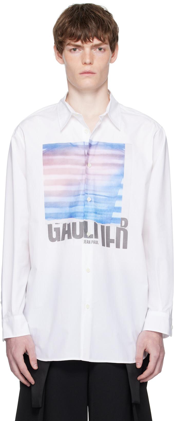 White 'The Oversized Air' Shirt by JEAN PAUL GAULTIER