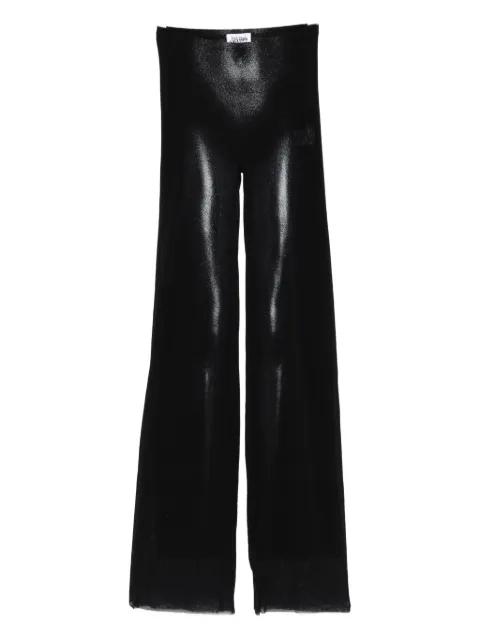 body-print straight trousers by JEAN PAUL GAULTIER