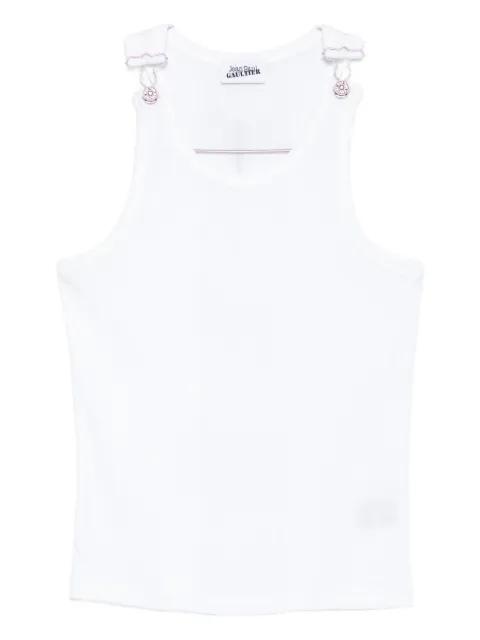 clasp-detail ribbed vest by JEAN PAUL GAULTIER
