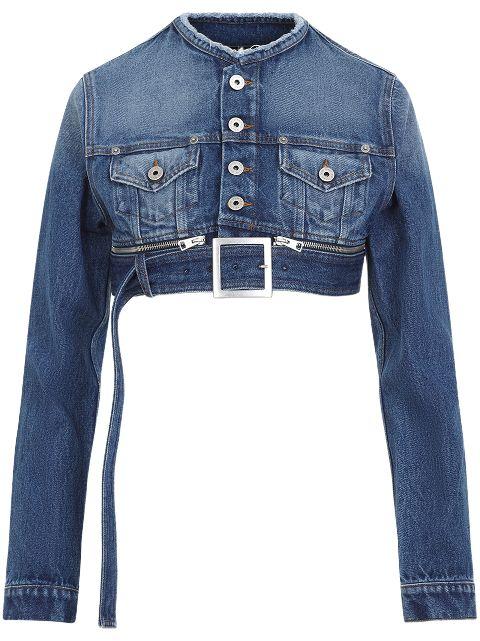 cropped denim jacket by JEAN PAUL GAULTIER