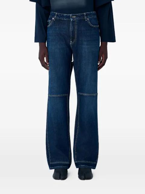 cut-out cotton jeans by JEAN PAUL GAULTIER