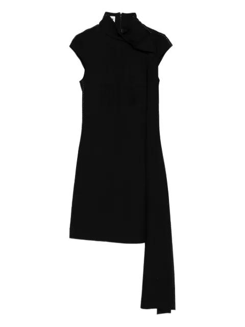 high-neck asymmetric mini dress by JEAN PAUL GAULTIER