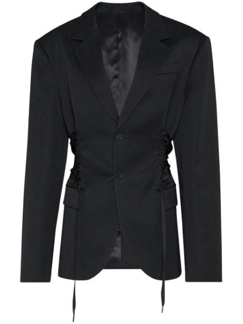 lace-detail wool blazer by JEAN PAUL GAULTIER