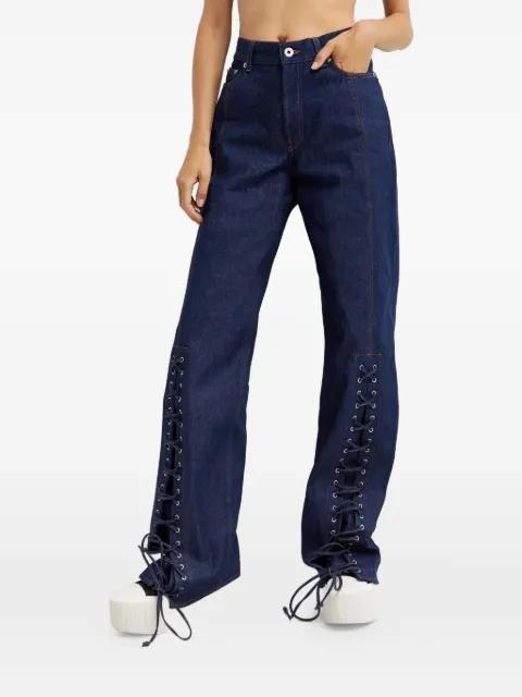laced jeans by JEAN PAUL GAULTIER